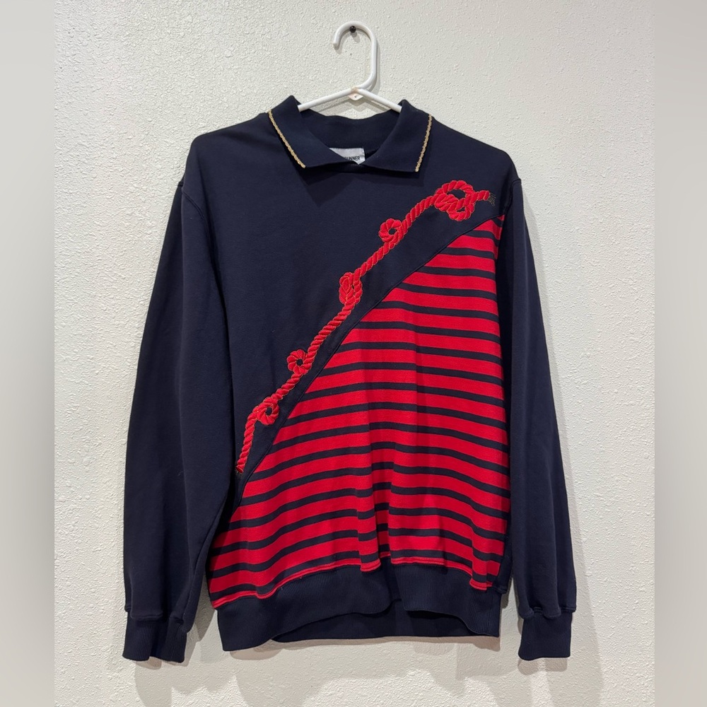 Alfred Dunner Classic Navy Sweater